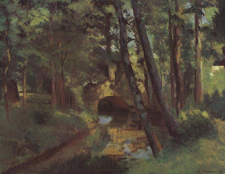 Camille Pissarro Kleine Brucke von Pontoise Germany oil painting art